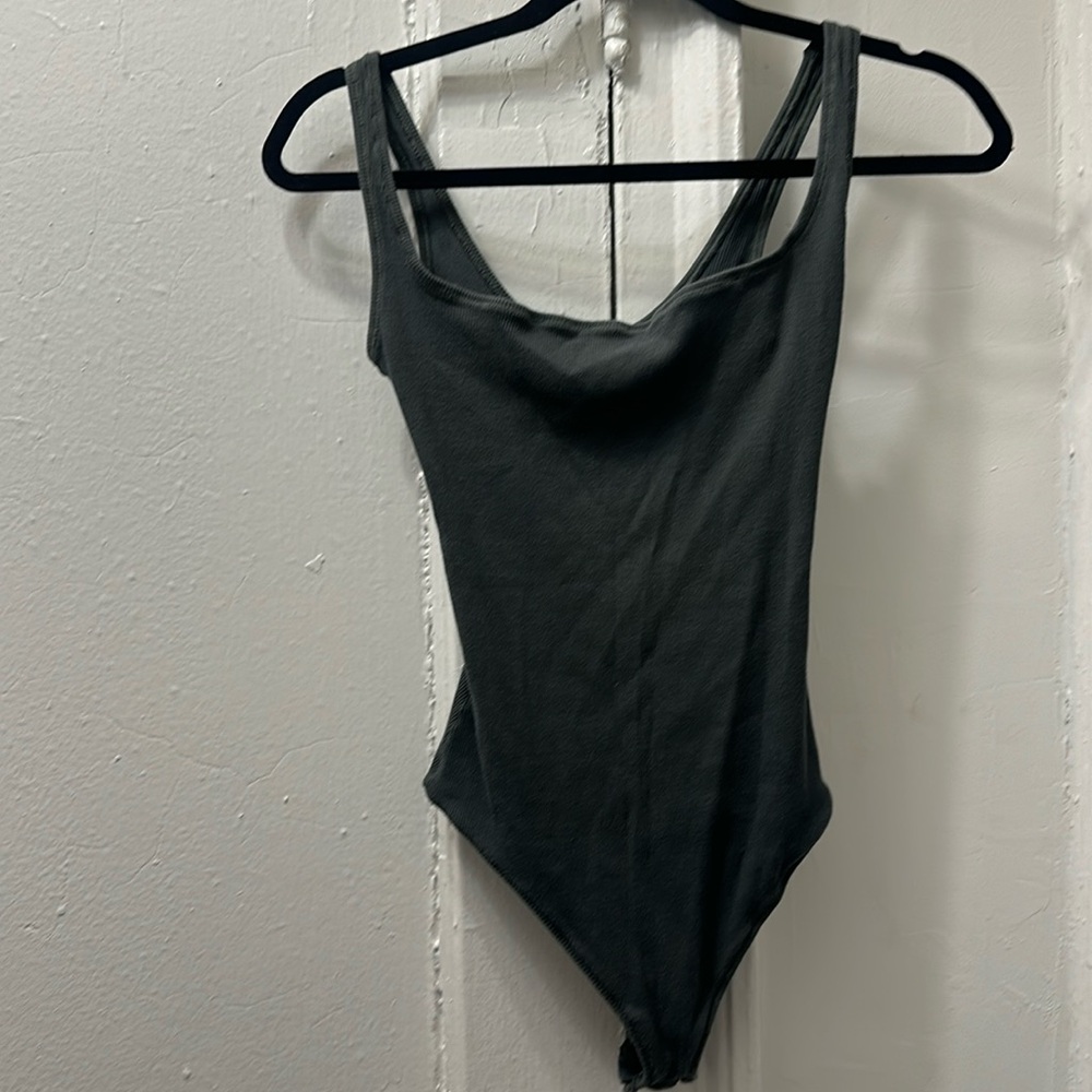 SKIMS Dark Gray Bodysuit